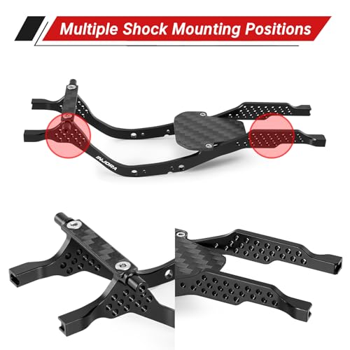 INJORA LCG Aluminum Chassis Kit with POM Rock Sliders for 1/30 Axial SCX30