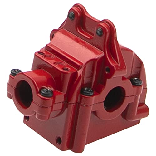 Aluminum Alloy 144001 Differential Gearbox Housing Cover Gear Box Shell Compatible with WLtoys 144001 1/14 RC Car Upgrade Parts (Red) - color: Red