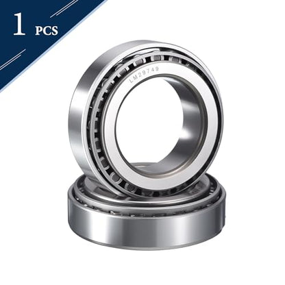 LM29749/10 Tapered Roller Bearing Cone and Cup Set | 1.5" Bore 2.5625" OD 0.71" Cup Width, Chrome Steel Taper Bearings Set, ABEC-3 - size: LM29749/LM29710