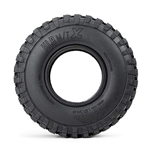 4PCS Rubber 1.9" Rocks Tires with Foam Insert for Axial SCX10,TRX4,SCX10-II,SCX10-III D90 D110 Redcat Gen7 Gen8 1/10 RC Crawler Car
