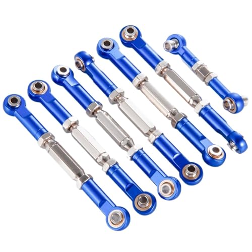 RC Car Upgrade Parts for Slash 2wd for Stampede for Hoss for Rustler 1/10 RC Crawler Car Metal Turnbuckles Camber Linkage Steering Link Rod Ends Adjustable