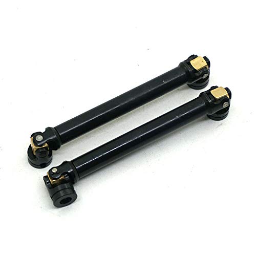 2PCS Stainless Steel Centre Drive Shaft CVD Upgrade Parts for 1/10 RC Crawler Axial SCX10 RC4WD D90 Redcat Gen7 /Pro Crawler (100-138MM)