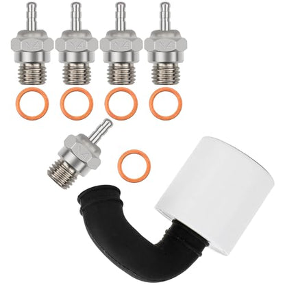 RC 1/8 Air Filter Cleaner Upgraded Parts Fit SH.28 Engine & RC Glow Plug #4 N4 Medium Hot Spark Nitro Engine Parts 70117