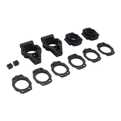Nylon Rear Hub Carrier Kit Black for 1/5 HPI ROVAN Baja KM 5T 5B 5SC ROFUN BAHA RC CAR Toys Parts