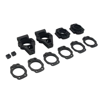 Nylon Rear Hub Carrier Kit Black for 1/5 HPI ROVAN Baja KM 5T 5B 5SC ROFUN BAHA RC CAR Toys Parts