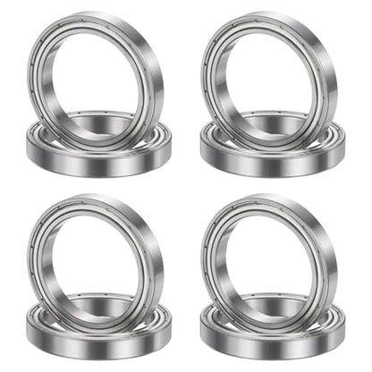 uxcell 8Pcs 6807ZZ 35mmx47mmx7mm Deep Groove Ball Bearings, Double Metal Shielded Bearing Steel ABEC5 High Performance for Industrial Machinery Precision Transmission, Silver - size: 6807ZZ 35mmx47mmx7mm