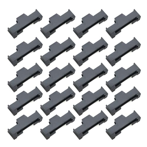 ZYAMY 20PCS Servo Wire Clip Safety Connectors Extension Cable Locking Clips for RC Cars Aircraft Helicopters and Drones