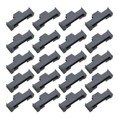 ZYAMY 20PCS Servo Wire Clip Safety Connectors Extension Cable Locking Clips for RC Cars Aircraft Helicopters and Drones