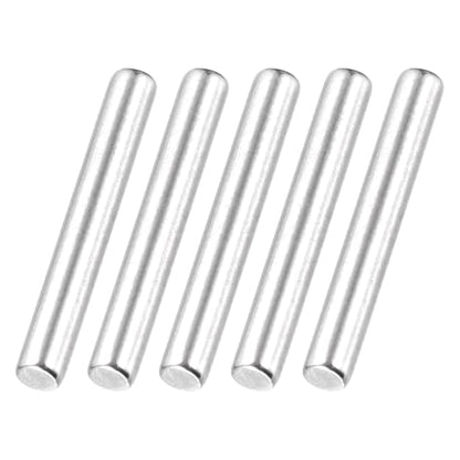 MECCANIXITY 60 Pack Dowel Pin Wheel, 2x12mm Steel Hex Wheel Hub Nut Pin Replacement for DIY RC Car Truck Boat Helicopter Model Part, Silver - size: 2x12mm