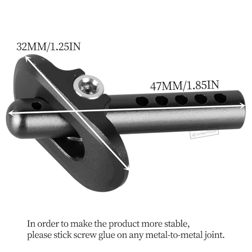 RC Aluminium Body Post Set Upgrades Part for 1/8 Kraton/Outcast/Typhon 6S BLX,1/10 Kraton/Outcast 4S BLX,Vorteks 3S BLX,1/7 Felony/Fireteam/Infraction 6S BLX,4pcs,Black