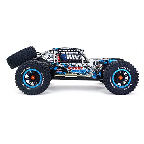 1/7 Scale 4WD Brushless Desert Buggy, 2000KV Motor 150A ESC 25KG Metal Servo, CNC Adjustable Aluminum Shocks, 2.4GHz RTR Hobby Off Road RC Car for Adults 14+（Without Battery） - color: White