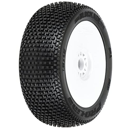Pro-Line Racing Blockade S3 18 Buggy MTD V2 White Wheels F/R PRO9039233 RC Tire