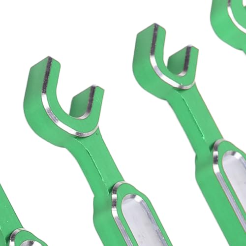 RC Turnbuckle Wrench Kit Set 3.0 3.2 3.5 3.7 4.0 5.0 5.5 6.0mm Aluminum Alloy (Green) - color: Green