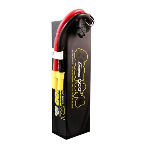 Gens ace G-Tech Bashing Pro 11.1V 100C 8000mah 3S Lipo Battery with EC5 Plug for RC Car RC Truck