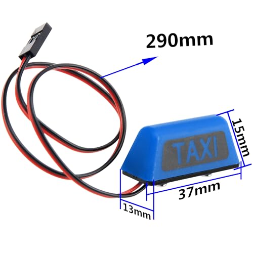 Metal Drive Shaft Dog Bone Dogbone & Wheel Stub Axle Cup & Simulation RC Toy Car Taxi Lights LED Lamp Roof Light Decorations