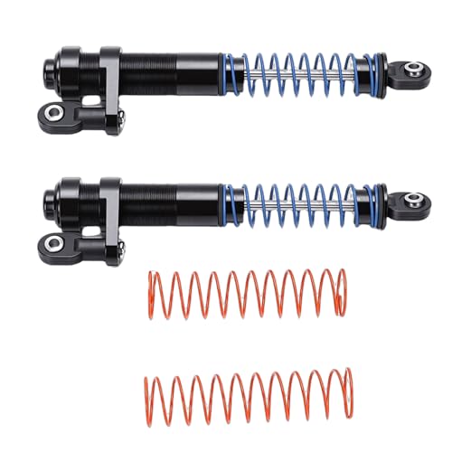 Pomya 78-100mm 1/10 RC Shock Absorbers Dampers | Threaded Adjustable Oil Filled, High Strength Aluminum Alloy for Rock Crawlers Suspension Upgrade