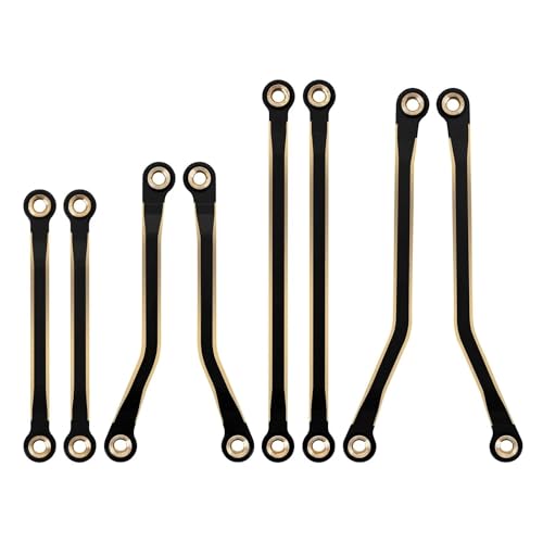 RC Models Parts For TRX4M For 1/18 RC Crawler Upgrade Parts 4M-45 48g Black Brass High Clearance For Chassis Links Set