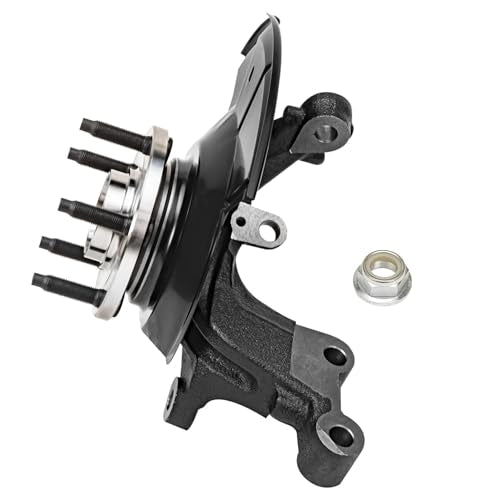 Detroit Axle - FWD Front Right Steering Knuckle CV Axle for 11-14 | Ford Edge, 11-15 Lincoln MKX, Passenger Side Steering Knuckle & Wheel Bearing Hub CV Axle 2011 2012 2013 2014 Replacement - size: 2UX48706/Pair