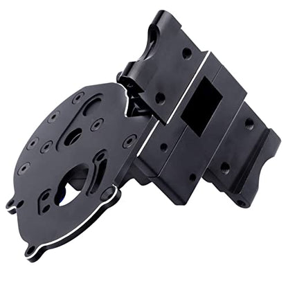Aluminum Transmission Case Gearbox with Motor Plate and Arm Mounts for 1/10 Traxxas Slash 2WD Rustler Stampede Bandit Replace of 3691