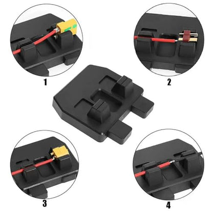 for T Plug Connector Xt30 Xt60 Xt90 Ec5 for Rc Car Abs Black Soldering Tool Holder Welding Upgrade Parts RC Car Repair Kit