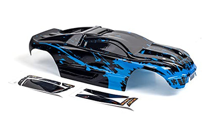 SummitLink Custom Body Muddy Blue Over Black Style Compatible for E-Revo 1/10 Scale RC Car or Truck (Truck not Included) ER-BB-01