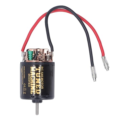 RC Car Universal 540 Brushed Motor with 1/3 Reduction Planetary 13T 80T for 1/14 Tractors 1/10 Crawler Car DIY Modifications (80T)