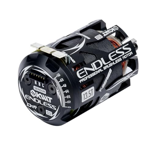 KWTRC Endless 540 Brushless Motor, High-Torque & High-Efficiency RC Motor, Heat-Resistant, Lightweight Design, Compatible with 1/10 RC Drift Cars, Race Cars (13.5T) - style: 13.5T