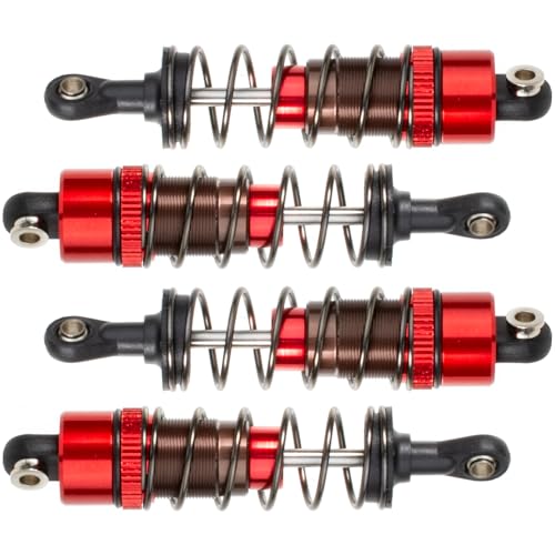 4Pcs 70mm Aluminum Oil Filled Shocks Absorbers for Tamiya CC-01 Wrangler SCX10 D90 HSP HPI 1/10 RC Crawler Car Upgrades