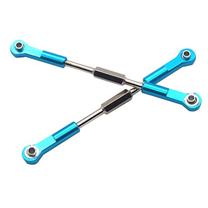 2Pcs Vgoohobby Aluminum Linkages Rear Upper Suspension Arm Upgrade Parts 860015 Compatible with HSP 1/8 RC Nitro Off Road Monster Truck Car 94762