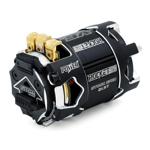 Surpass Hobby Rocket 540 V6M Sensored Brushless Motor, 21.5T KV Brushless Motor Light-Weight SPEC for 1/10 Scale RC Racing Car (Competition 21.5T KV) - size: 21.5T KV, style: 540-V6M Motor