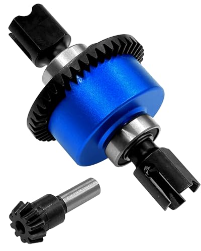 43T Differential Active with 10T Input Gear Upgrades Part for 1/7 Fireteam Mojave 1/8 Karton Notorious Outcast Talion,Metal Diff Set Hops Up,Replace #ARA310957,Navy Blue - color: Navy Blue(43T-10T)