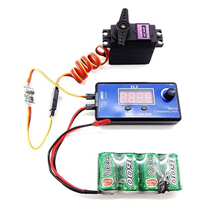 2Pcs Servo Signal Reverser Rotation Inverter 3.6V - 24V Steering Gear Reverser for JR Futaba Aircraft Airplane Steering Gear and Any Servos