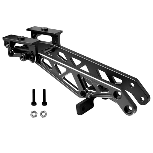 Aluminum RC Rear Wing Mount Upgrades for 1/8 Arrma Kraton V6 6S BLX EXB,Notorious 6S BLX,Replace#ARA320758 (Black) - color: Black