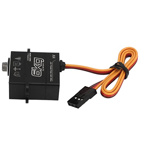 RC Servo, Digital Full Metal High Torque, Steering Servo 6KG for 1/24 Scale RC Cars Off-Road Racing and Hobbyist Projects