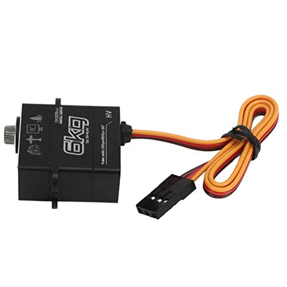 RC Servo, Digital Full Metal High Torque, Steering Servo 6KG for 1/24 Scale RC Cars Off-Road Racing and Hobbyist Projects