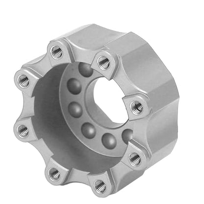 VBESTLIFE RC Wheel Hex Adapters 8x32 to 17mm Conversion for Electric RC Car Truck 3.8in Wheels, Aluminum Alloy Silver Upgrade for Improved Stability and Reduced Vibration - color: Silver Color