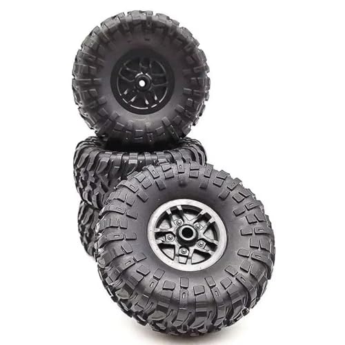 Compatible with MN D90 D91 RC Crawler Car Truck Upgrade Modification Parts Accessories 4 Pcs Tires Wheels Rims Set RC Assortment