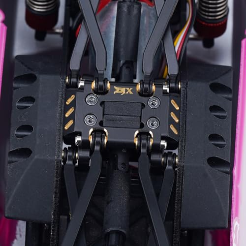 DJX 8g Brass Skid Plate Black Coating Redcat Ascent-32 Skid Plate for Redcat Ascent-32 1/32 Scale RC Rock Crawler Car Upgrades Parts