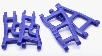 OGRC Plastic Front & Rear Suspension A-Arms for 1/10 Traxxas Slash 2WD | Suspension Arms for Traxxas Slash 2WD Nitro Slash/Rustler #2555 3631, Blue - color: Blue