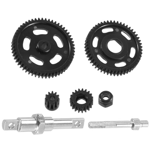 RC Car Accessories for Axial for SCX24 AXI90081 AXI00002 C10 AXI00001 1/24 RC Crawler Transmission Steel Spur Gear Set Upgrade Parts