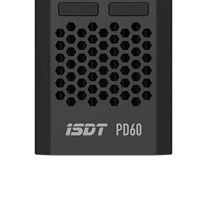 ISDT PD60S XT60 Connector 60W 6A Battery Balance Charger Type-C Input for 1-4S Lipo Battery，Life, Lilon, LiHv/Pb/NiMH Battery - XT60