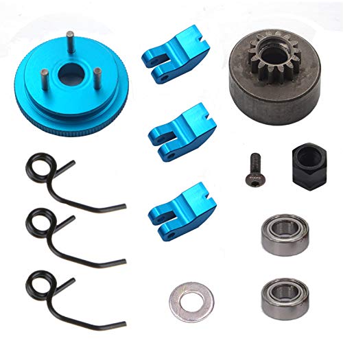 RC Pull Starter R020 & RC 14T Clutch Bell Shoes Bearings Gear Flywheel Assembly Kit Springs Cone Engine Nut