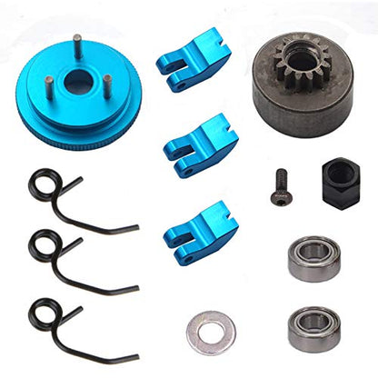 RC Pull Starter R020 & RC 14T Clutch Bell Shoes Bearings Gear Flywheel Assembly Kit Springs Cone Engine Nut