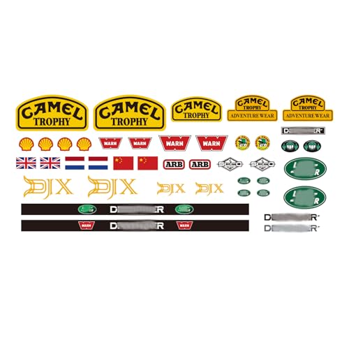 RC Car Water Transfer Printing Stickers Decal for Axial SCX10 SCX24 TRX4 TRX4M UTB18 Losi Arrma Etc 1/8 1/10 1/12 1/18 1/24 RC Car