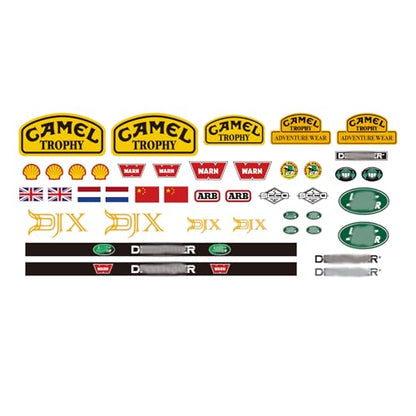 RC Car Water Transfer Printing Stickers Decal for Axial SCX10 SCX24 TRX4 TRX4M UTB18 Losi Arrma Etc 1/8 1/10 1/12 1/18 1/24 RC Car