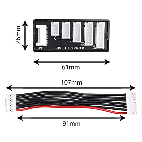 Hobbypark JST-XH Lipo Battery Charger Balance Board Extend Expansion Board Adapter Converter w/Battery Straps