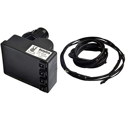 onlyfire 4-Spark Universal Electronic Push Button Igniter Kit | with Wires for Most Grills, Black