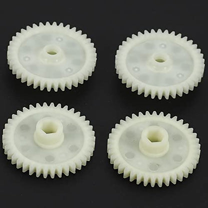 4Pcs Main Drive Gear 38T with 2Pcs RC Car Differential Assembly