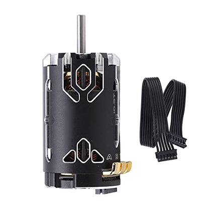 Sensored Brushless Motor, 10.5T Sensored Motor High Efficiency 380 V2S 250W RC Motor for 1/12 and 1/14 Scale Remote Control Car