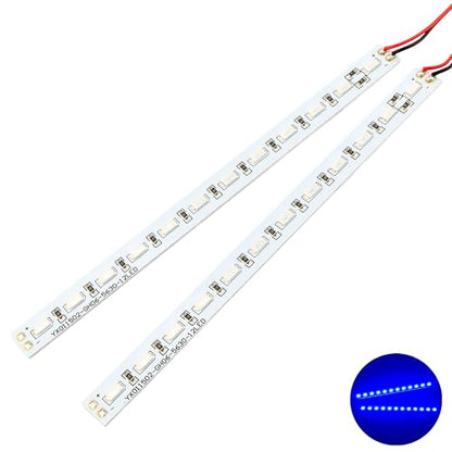24 LEDs Chassis Light Aluminum RC LED Strip Lights Night Flash 6V Accessories Compatible with 1/10 1/8 Traxxas TRX4 TRX6 Slash Rustler Redcat 4WD RC Car Crawler Buggy (Navy) - color: Sapphire